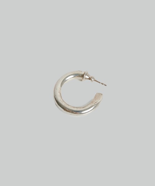 【海外限定】 WAKAN SILVER SMITH】PI-005 Round earring (Large) 線径 4.5mm アクセサリー