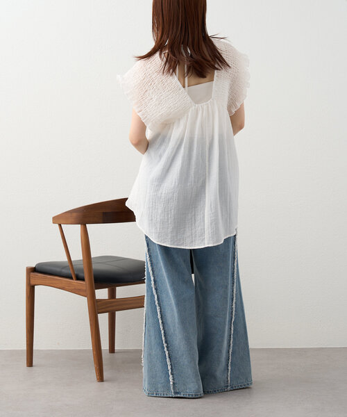 w closet（ダブルクローゼット）の「【2WAY/3色展開】シャーリング