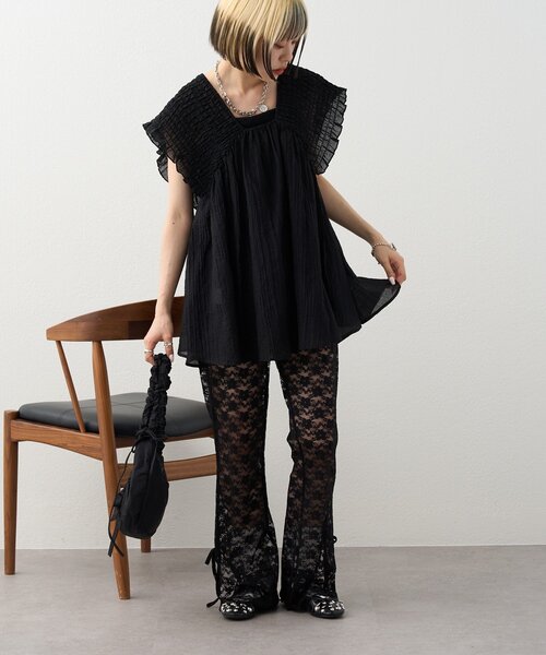 w closet（ダブルクローゼット）の「【2WAY/3色展開】シャーリング