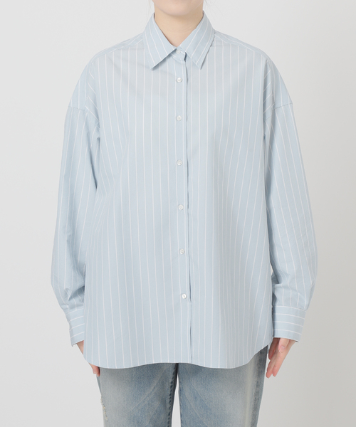 フレームワーク　2022SS　薄手　オーバーサイズシャツ　日本製　ゆったり ladies_shirt_img003.jpg