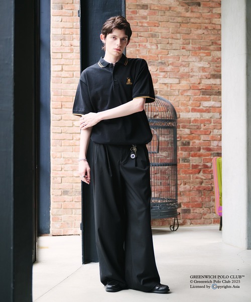 セール】GREENWICH POLOCLUB MOSS STITCH POLO SHIRT / グリニッジ