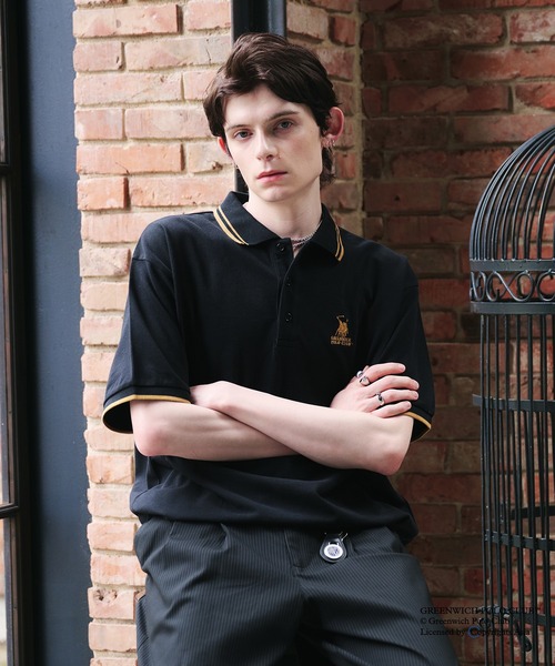 セール】GREENWICH POLOCLUB MOSS STITCH POLO SHIRT