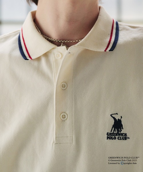 Adoon plain（アドーンプレーン）の「GREENWICH POLOCLUB MOSS STITCH POLO SHIRT / グリニッジ ポロクラブ鹿の子ポロシャツ（ポロシャツ・メンズ・ボルドー/ネイビー/ブラック/アイボリー・LARGE/MEDIUM）」の22枚目の写真