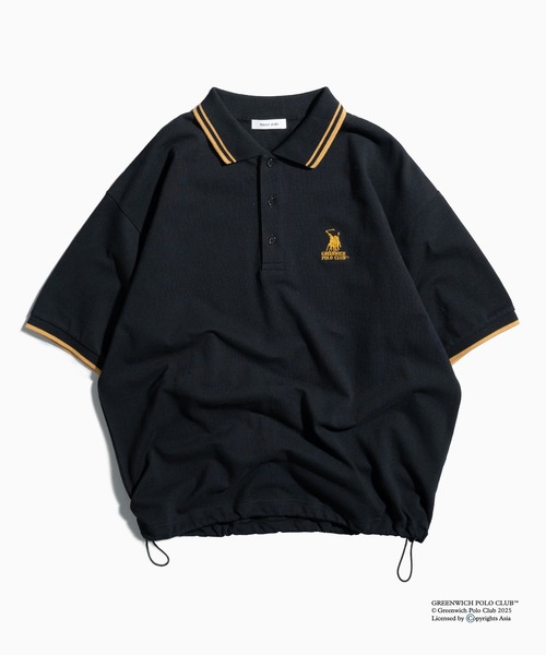 セール】GREENWICH POLOCLUB MOSS STITCH POLO SHIRT