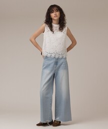 #ダイアグラム#diagram#カットソー#ファー#トップス#ブルー#青#M Diagram（ダイアグラム） WOMEN シャツ・ブラウス GRACE