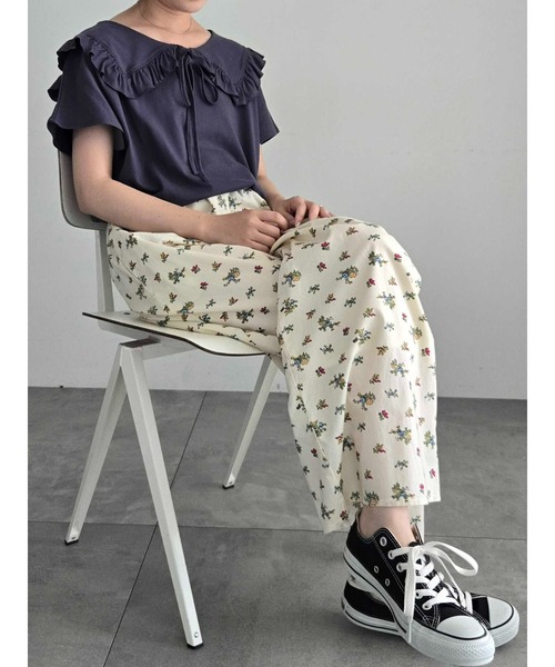 SM2（エスエムツー）の「花柄プリントイージーパンツ（その他パンツ・レディース・オフホワイト/ブラック/カーキ・F）」の14枚目の写真