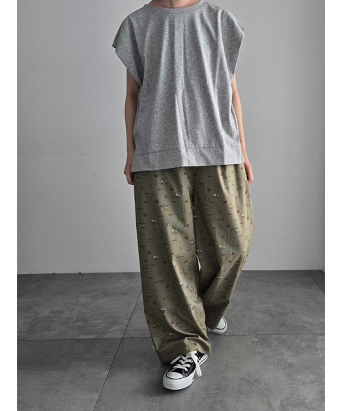 SM2（エスエムツー）の「花柄プリントイージーパンツ（その他パンツ・レディース・オフホワイト/ブラック/カーキ・F）」の21枚目の写真