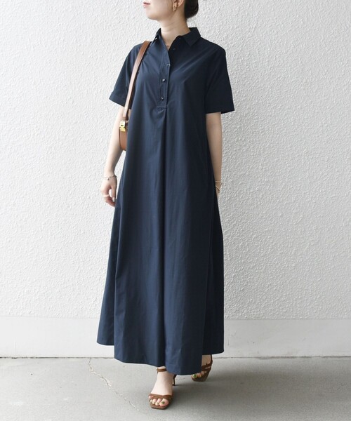 SHIPS any:〈洗濯機可能〉タイプライター スキッパー フレア