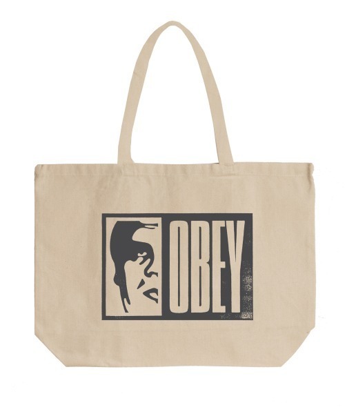 OBEY HALF ICON JUMBO TOTE（オベイ ハーフアイコン ジャンボ トート