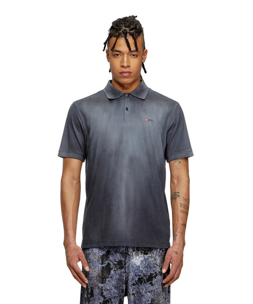 DIESEL（ディーゼル）の「メンズ ポロシャツ T-REJUST-R3（ポロシャツ・メンズ・ブラック・X-LARGE/SMALL/LARGE/MEDIUM/X-SMALL/XXX-LARGE/XX-LARGE）」の4枚目の写真