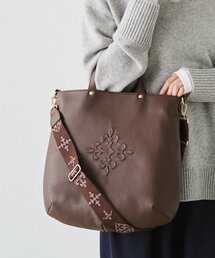 russet | エンボスモノグラム 2WAYトートバッグ(トートバッグ)