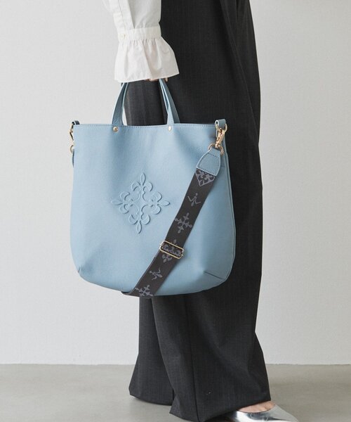 【未使用級•現行】HUGO BOSS モノグラムツイル トートバッグ 2way BOSS - Tote bag with padded Double B monogram - Black