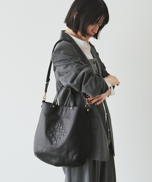 ソフトレザー 2WAYトートバッグ（トートバッグ）｜russet