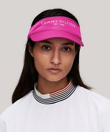 TOMMY HILFIGER | TOMMY HILFIGER GOLF トミーロゴリボンバイザー(キャップ)