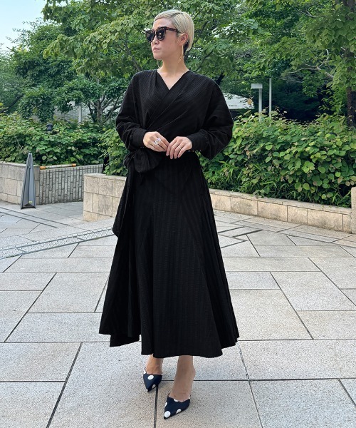 完売品　美品　JENNE ジェンヌ　ベロアポイントワンピース　ブラック　高級　L 肩ベロアリボンワンピース｜JENNE(ジェンヌ)公式通販：パリ