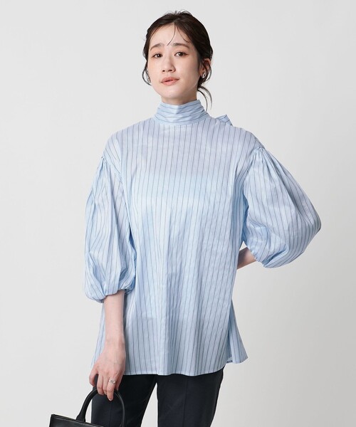 UNITED ARROWS(ユナイテッドアローズ)の「FABRICA シルキーボウタイブラウス - ウォッシャブル -(シャツ/ブラウス・レディース・オフホワイト/その他7/その他1・FREE)」の4枚目の写真