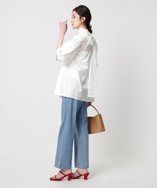 UNITED ARROWS(ユナイテッドアローズ)の「FABRICA シルキーボウタイブラウス - ウォッシャブル -(シャツ/ブラウス・レディース・オフホワイト/その他7/その他1・FREE)」の11枚目の写真