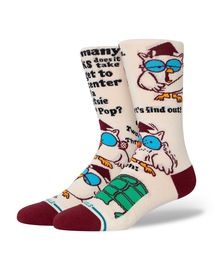 STANCE（スタンス）の「【STANCE/スタンス】TOOTSIE ROLL(トッツィロール)コラボモデル　クルーソックス　MR OWL（ソックス/靴下・メンズ）」