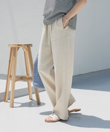 URBAN RESEARCH DOORS | リネンレーヨンイージーパンツ(その他パンツ)