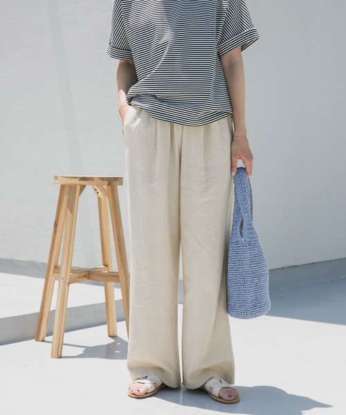 ★新品未使用タグ付き★UR DOORS＊リネンレーヨンイージーパンツ URBAN RESEARCH DOORS リネンレーヨンイージーパンツ : マルイ