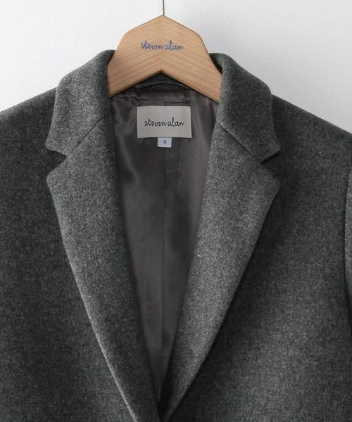 スティーブンアラン　メルトンチェスターコート STEVEN ALAN/スティーブンアラン】 100S MELTON CHESTER COAT