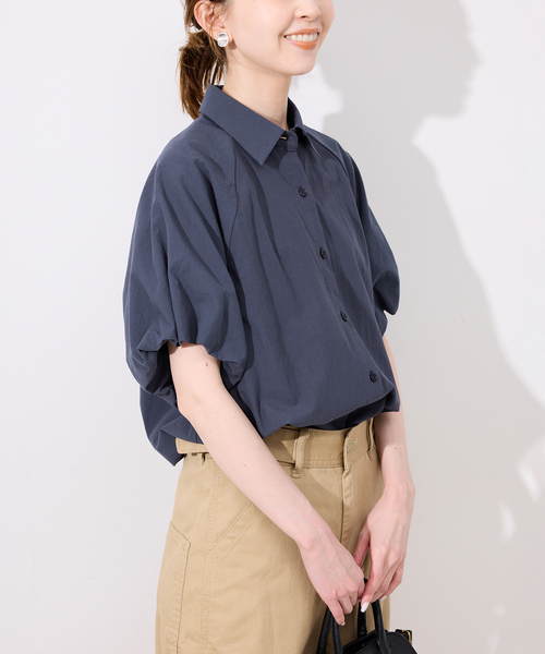 SLOBE IENA(IENA SLOBE)◆長袖シャツ/FREE/ポリエステル/BLK/25051912506010 HAPPYCOLOR SHIRT（シャツ/ブラウス）｜SLOBE IENA