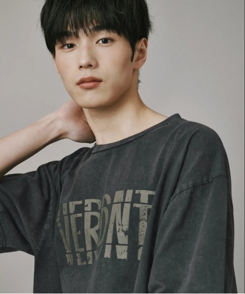 Vini(ヴィニ)の「スペルピグメント半袖Tシャツ(Tシャツ/カットソー・メンズ・ブラック/ライトグレー・LARGE/MEDIUM/SMALL)」の12枚目の写真
