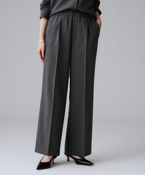 UNTITLED（アンタイトル）の「【UV/はっ水/セットアップ可】リラククールパンツ（その他パンツ・レディース・ブラック/ブラウン系/チャコールグレー・50/48/46/44/42/04/03/02/01/00）」の16枚目の写真