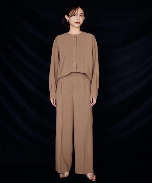 UNTITLED（アンタイトル）の「【UV/はっ水/セットアップ可】リラククールパンツ（その他パンツ・レディース・ブラック/ブラウン系/チャコールグレー・50/48/46/44/42/04/03/02/01/00）」の5枚目の写真