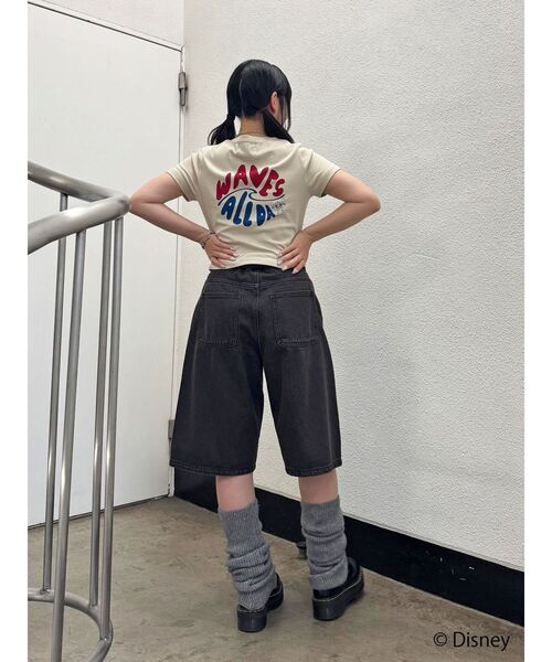 jouetie(ジュエティ)の「【Lilo&Stitch】ロゴフィットTシャツ(Tシャツ/カットソー・レディース・レッド/アイボリー/ブラック・MEDIUM)」の20枚目の写真