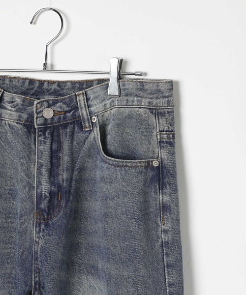 3.3 Field Trip （3.3フィールドトリップ）の「3.3 Field Trip／フレアタックデニム（デニムパンツ・メンズ・ダークグレー・LARGE/MEDIUM）」の14枚目の写真