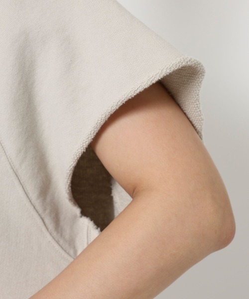 BABYLONE（バビロン）の「ノースリスウェットプルオーバー（Tシャツ/カットソー・レディース・ベージュ/ブラウン・フリー）」の12枚目の写真