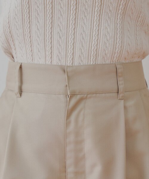 タックワイドスラックスパンツ（その他パンツ）｜Chico（チコ