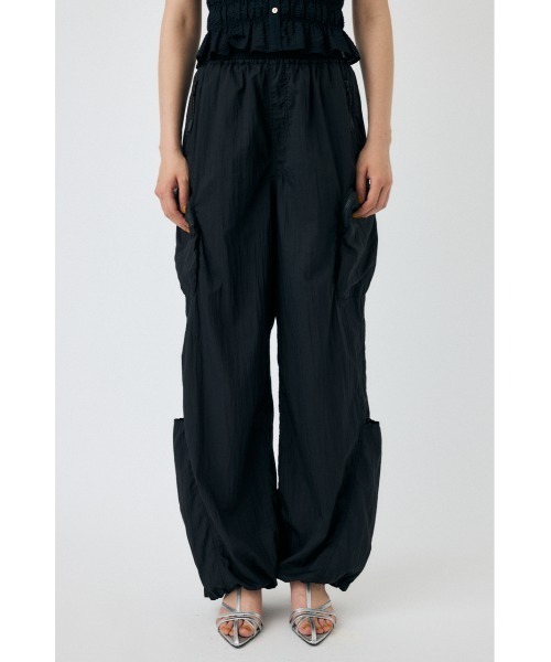 MOUSSY（マウジー）の「NYLON CARGO パンツ（カーゴパンツ・レディース・ブラック/グリーン系その他2・1/2）」の9枚目の写真