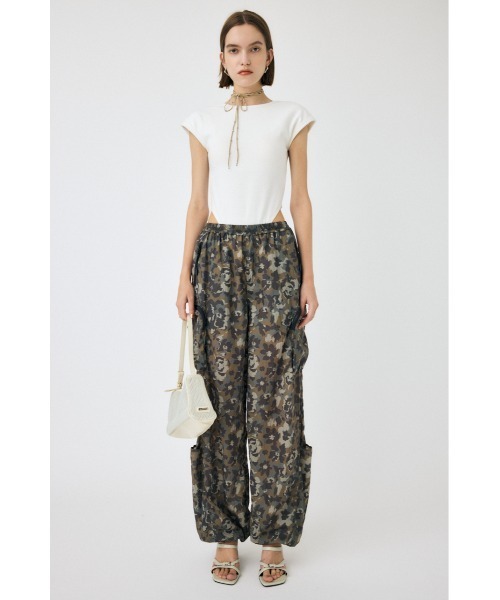 MOUSSY（マウジー）の「NYLON CARGO パンツ（カーゴパンツ・レディース・ブラック/グリーン系その他2・1/2）」の14枚目の写真