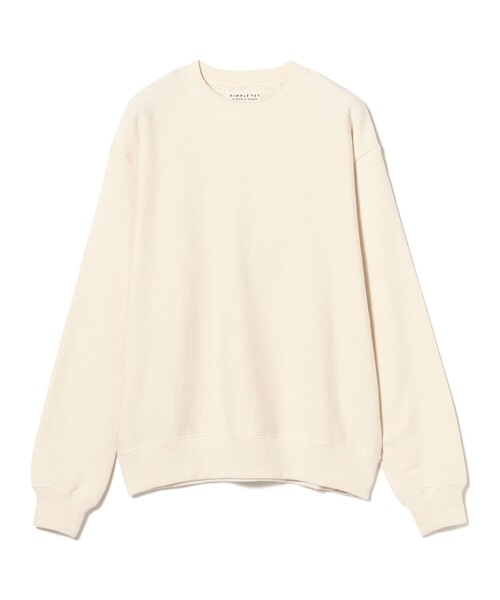 B:MING by BEAMS(ビーミングバイビームス)の「SIMPLE YET / ヴィンテージ 起毛 クルーネック スウェット(ユニセックス)(スウェット・メンズ・ホワイト系その他5/ブラック・S/M/L/XL)」の9枚目の写真