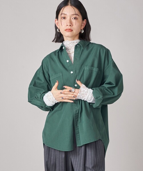 セール】SHIPS NINE CASE:〈洗濯機可能〉ダイド シャツ（シャツ