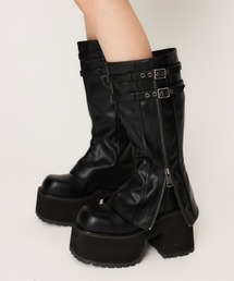 SLY(XC)́y2025AWzCHUNK SOLE COVERED BOOTS `N\[ Jo[hu[c(u[c)