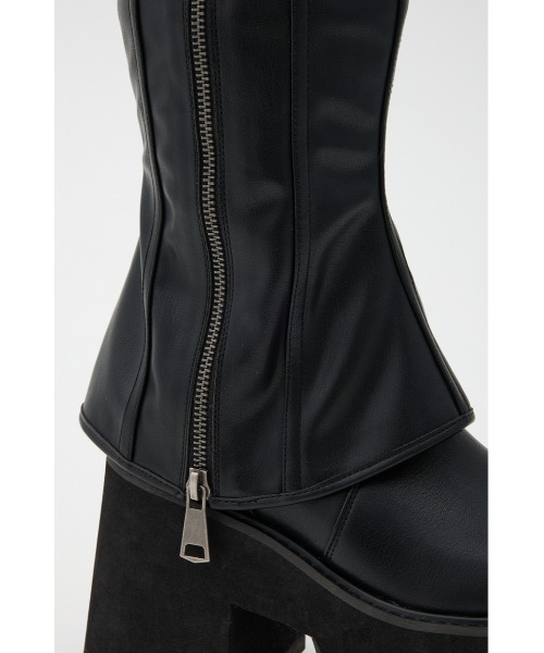 SLY（スライ）の「CHUNK SOLE COVERED BOOTS チャンクソール カバードブーツ（ブーツ・レディース・ブラウン/ブラック・SMALL/MEDIUM/LARGE）」の9枚目の写真