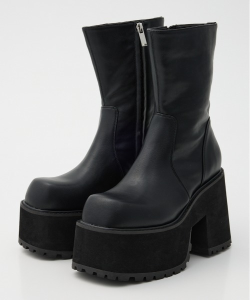 SLY ロングブーツ CHUNK SOLE LOAFER BOOTS SLY ブーツ CHUNK SOLE LOAFER BOOTS チャンク ソール