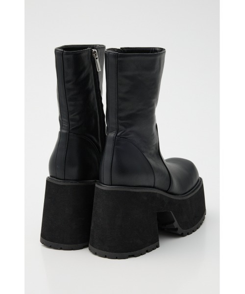 SLY（スライ）の「CHUNK SOLE COVERED BOOTS チャンクソール カバードブーツ（ブーツ・レディース・ブラウン/ブラック・SMALL/MEDIUM/LARGE）」の14枚目の写真