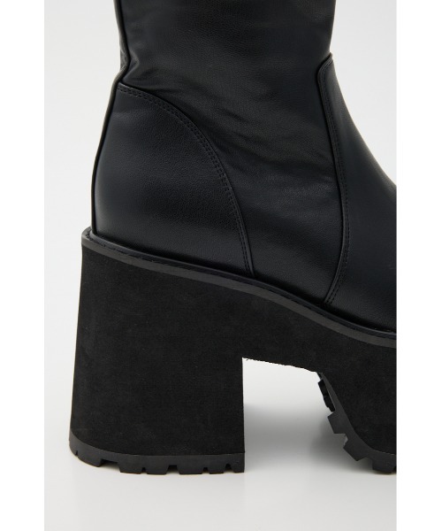 SLY（スライ）の「CHUNK SOLE COVERED BOOTS チャンクソール カバードブーツ（ブーツ・レディース・ブラウン/ブラック・SMALL/MEDIUM/LARGE）」の15枚目の写真