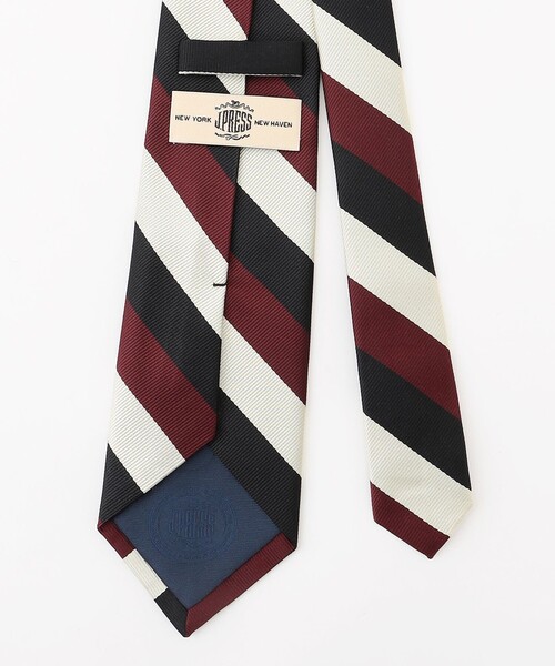J.PRESS（ジェイプレス）の「【定番】オーセンティックレジメンタル ネクタイ（ネクタイ・メンズ・レッド系2・F）」の2枚目の写真