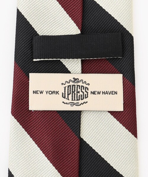 J.PRESS（ジェイプレス）の「【定番】オーセンティックレジメンタル ネクタイ（ネクタイ・メンズ・レッド系2・F）」の3枚目の写真