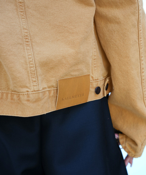 Deuxieme Classe（ドゥーズィエムクラス）の「【KALLMEYER/カルメイヤー】 Axel Shrunken Jacket（デニムジャケット・レディース・キャメル・FREE）」の15枚目の写真