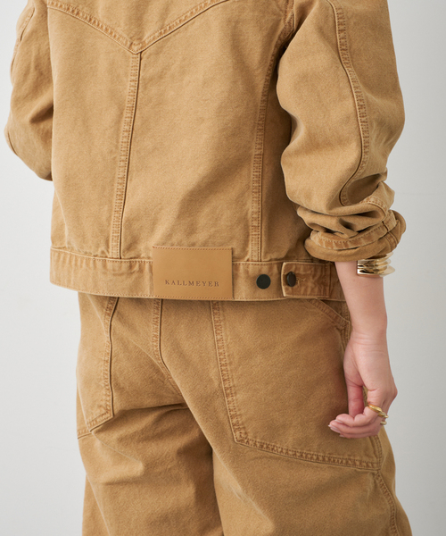 Deuxieme Classe（ドゥーズィエムクラス）の「【KALLMEYER/カルメイヤー】 Axel Shrunken Jacket（デニムジャケット・レディース・キャメル・FREE）」の22枚目の写真