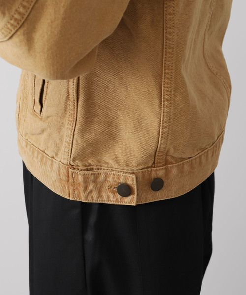 Deuxieme Classe（ドゥーズィエムクラス）の「【KALLMEYER/カルメイヤー】 Axel Shrunken Jacket（デニムジャケット・レディース・キャメル・FREE）」の6枚目の写真