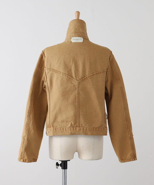 Deuxieme Classe（ドゥーズィエムクラス）の「【KALLMEYER/カルメイヤー】 Axel Shrunken Jacket（デニムジャケット・レディース・キャメル・FREE）」の9枚目の写真