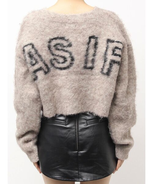 GYDA（ジェイダ）の「AS IFニットカーディガン（カーディガン/ボレロ・レディース・グレー/ベージュ・FREE）」の16枚目の写真