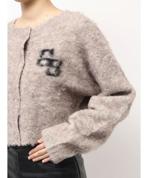 GYDA（ジェイダ）の「AS IFニットカーディガン（カーディガン/ボレロ・レディース・グレー/ベージュ・FREE）」の18枚目の写真